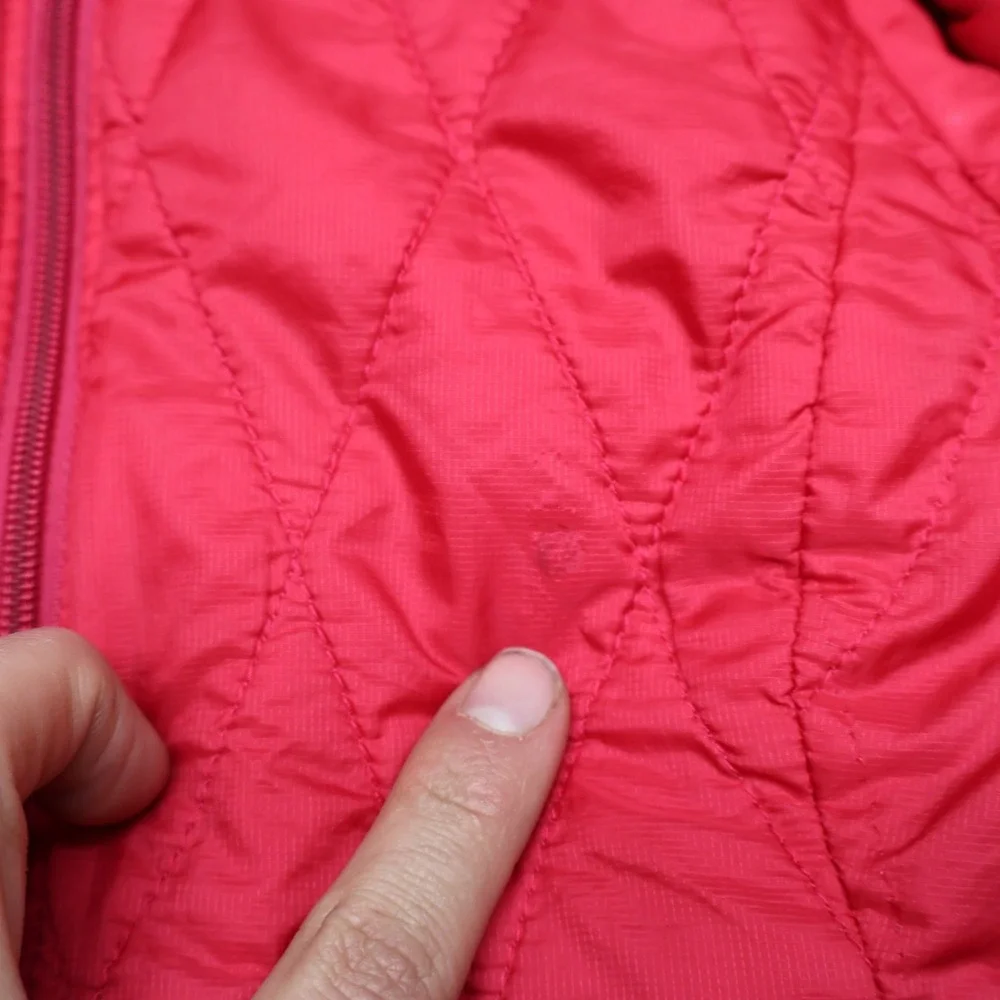Patagonia Jacket Girls XS 5/6 Red Insulated Light Pack‎ Winter Quilted Nano Puff